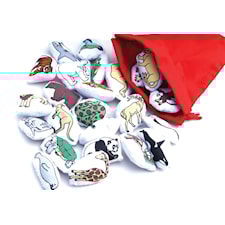 Eläimet maailmankartalle 26 kpl Oskar & Ellen