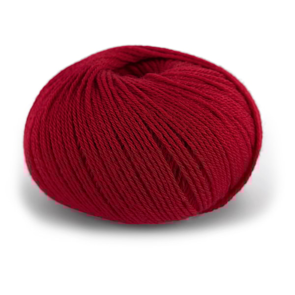 Dale Garn Pure Eco Baby Wool Økologisk Ull 50 g Rubinrød 1320