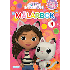 Målarbok Gabbys Dockskåp med klistermärken Kärnan