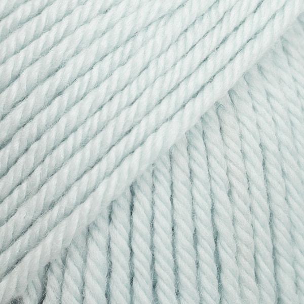 Daisy Uni Colour Ullgarn 50 g ice blue (09) Drops