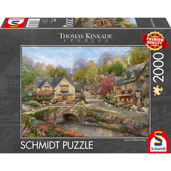 Summer In Cobblestone Village Pussel 2000 Bitar Schmidt