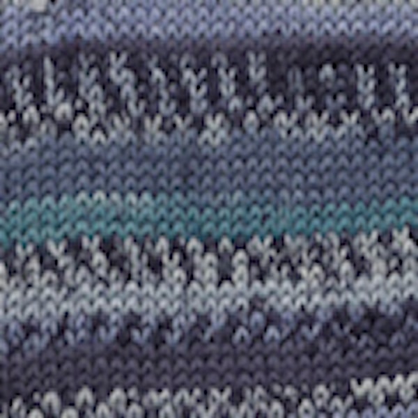Drops FABEL PRINT 522 turquoise/blue