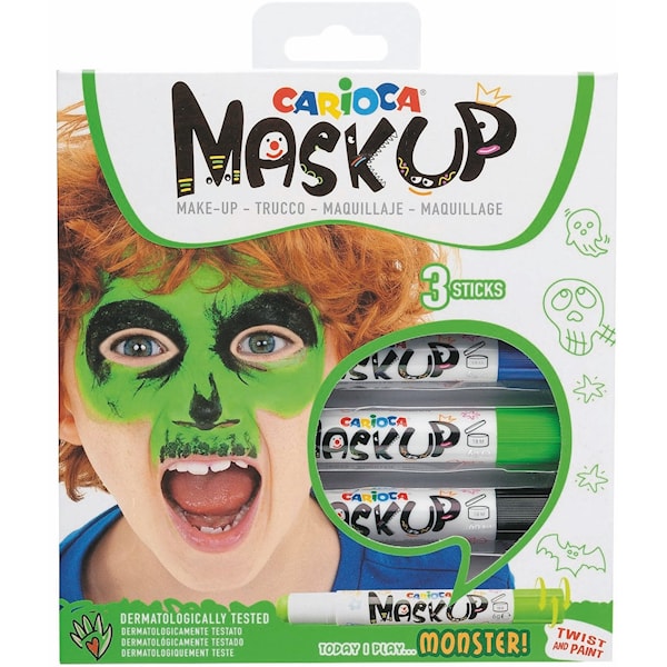 Hobby Ansiktsmaling Carioca Monster 3 Stk