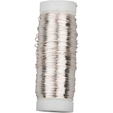 Metalltråd 0,3 mm x 100 m Silverpläterad