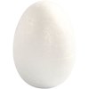 Egg, H: 4,8 cm, hvit, 10 stk./ 1 pk.