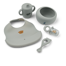 Mileah Matset 5-Delar Presentset Dove Blue Liewood