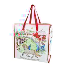 Emil PP Shopper, Vit/Röd