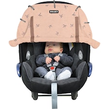 Dooky Universal Cover Barnvagnsskydd, Swalow Pink