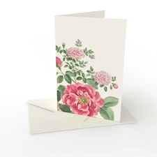 Kaksinkertainen kortti kirjekuorilla Ruusu 1 kpl Gullers