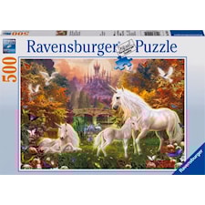 Enhörningar, Pussel 500 bitar, Ravensburger