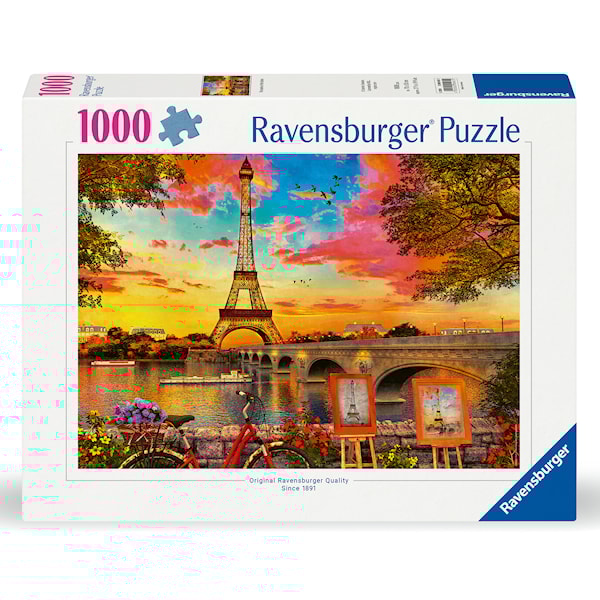 Paris Seine Puslespill 1000 brikker, Ravensburger