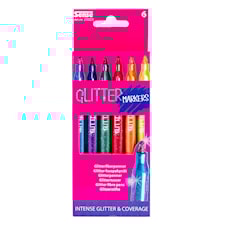 Tusj Glitter 6 stk. Sense