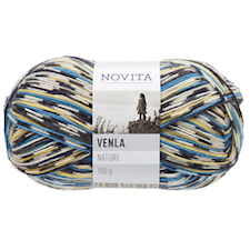 Novita, Venla Nature, Garn, Ullmiks, 100 g, Svane 812