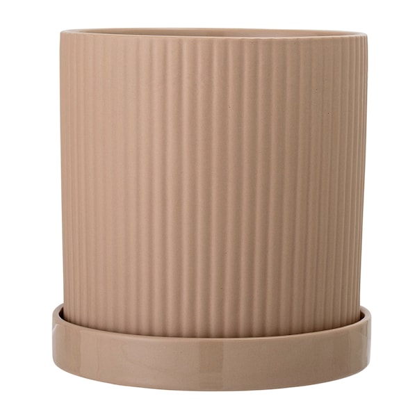 Bloomingville Kruka Med Fat Stengods Kruka Diameter 16 cm Höjd 16 5 cm Fat Diameter 16 5 cm Höjd 2 5 cm Beige Bloomingville Kruka Med Fat Stengods Kruka Diameter 16 cm Höjd 16 5 cm Fat Diameter 16 5 cm Höjd 2 5 cm Beige