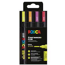 Posca Marker Set 4-p neonvärit