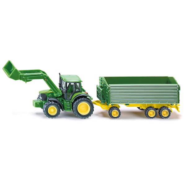 Siku - 1:87 John Deere With Front Loader And Trailer (313-1843)