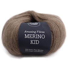 Adlibris, Merino Kid, 50 g, Taupe Melange A494