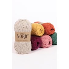 Nord Mix Garn Alpakkamiks 50 g Lys beige 07 Drops