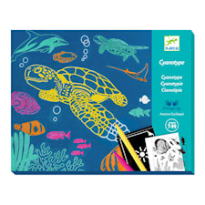 Luo valolla ja syanotopialla Djecon vedenalainen maailma