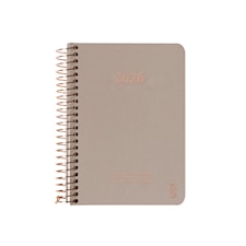 Kalender A6 2026 Vecka Per Uppslag Sand KOZO