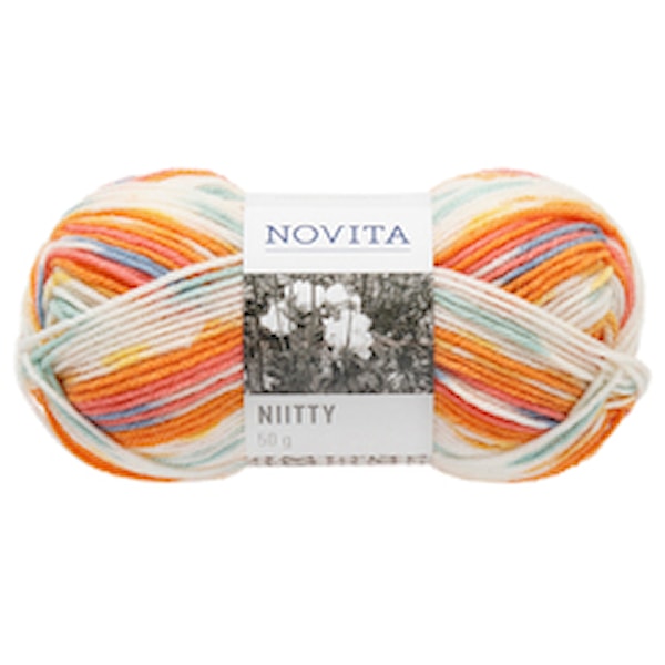 Novita Niitty Garn Akryl 50 g, ringblomma 822