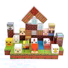 Magnetiska Byggklossar Bondgård 86 Bitar