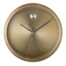 Bloomingville Väggklocka Aluminium Diameter 25 cm, Höjd 4 cm Guld