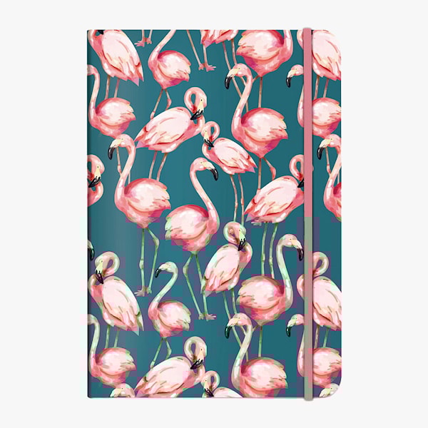 Notebook A5 Pink Flamingo Cedon
