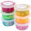 Glitterlera mixade färger 6-pack Creativ Company