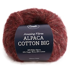 Adlibris Alpaca Cotton Big 50 g, Cherry Twist A675