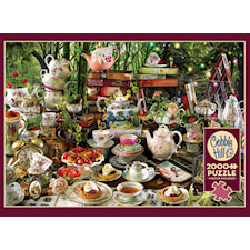 Pussel Mad Hatter's Tea Party 2000 bitar, Cobble Hill