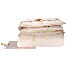 RevaHome Pussilakana WILD ROSE 100% orgaanisesta puuvilla percaalista 220X220 cm vaalean punainen