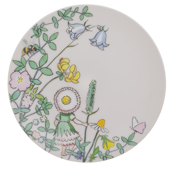 Rätt Start Elsa Beskow Blomsterfesten tallerken Ø20 cm Multi