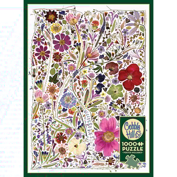 Pussel Flower Press: Spring 1000 brikker, Cobble Hill