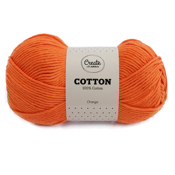 Adlibris Cotton lanka 100g Orange A087