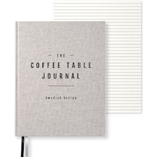 Coffe Table Journal Clean 25,5 x 20 cm Nature 256 sider Paperstyle
