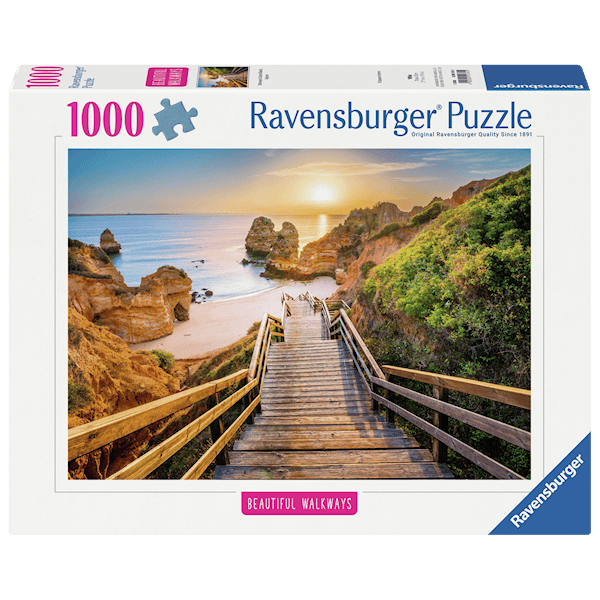 Stairway to Camilo Beach Algarve Pussel 1000, Ravensburger
