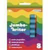 Färgkritor Jumbo 8-p, Kärnan