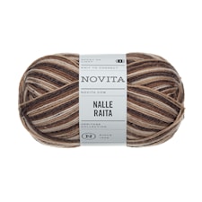 Novita Nalle Raita Garn Ullmix 100g Rötter (8211) Novita