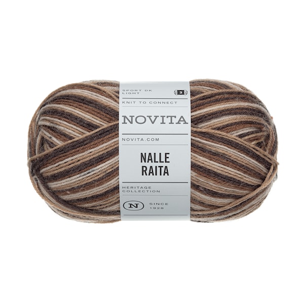 Novita Nalle Raita Garn Ullmix 100g Røtter (8211) Novita