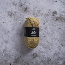 Asta Lanka Villasekoitus 50 g Vaaleaoliivi Svarta Fåret