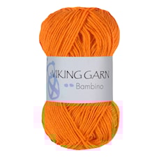Bambino 50 g Voimakas oranssi 454 Viking Garn