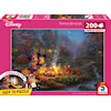 Pussel Disney Mickey & Minnie Sweetheart Campfire 200 bitar, Schmidt