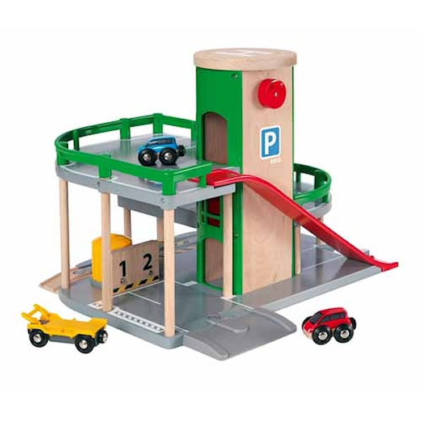 Parking Garage Set Brio Träjärnväg - leksaksbilar & fordon Parking Garage Set Brio Träjärnväg - leksaksbilar & fordon