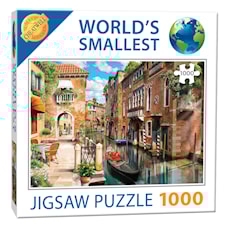 Verdens minste puslespill med 1000 brikker Venice Canals