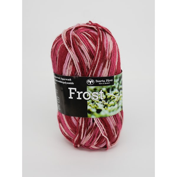 Svarta Fåret Frost lanka villasekoite 50g roosa/valkaisematon/kirsikka 642