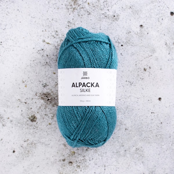 Alpacka Silke 50g Petrol Paradise (12) Järbo