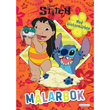 Målarbok Stitch med klistermärken Kärnan