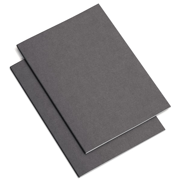 Notatblokk A4 Linjert 2-pakning Black Bigso Box of Sweden