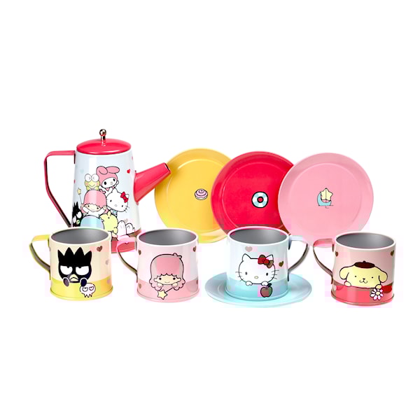 Hello Kitty Tesett 10 Deler -  Kjøkkenutstyr - Metall